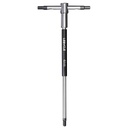 LEBYCLE Llave Allen en T profesional de 4 mm con casquillo giratorio, eje de acero Cr-V