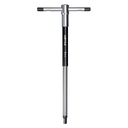 LEBYCLE Llave Allen en T profesional de 6 mm con casquillo giratorio, eje de acero Cr-V