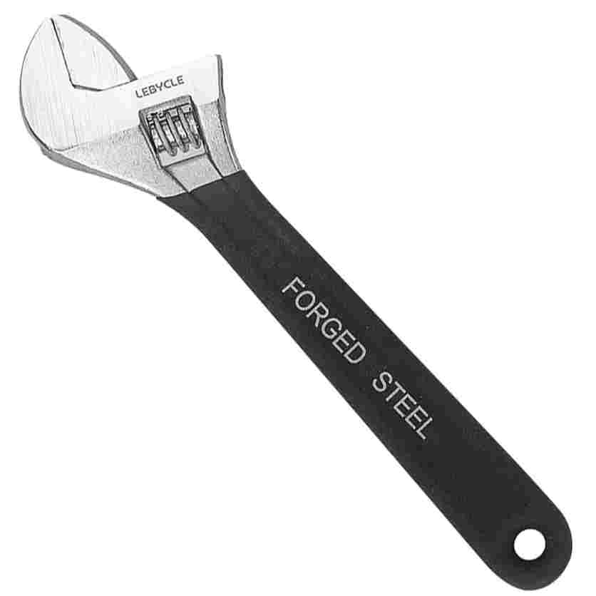 LEBYCLE Llave inglesa 39 mm reforzada, con mango de 30cm antideslizante