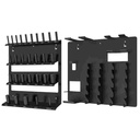 LEBYCLE Soporte Rack para herramienta prensa de rodamientos LB0105 y accesorios, pared.