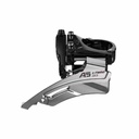 Desviador 3x9v, abrazadera baja 34,9/31,8mm, doble tiro, L-TWOO, Sin caja