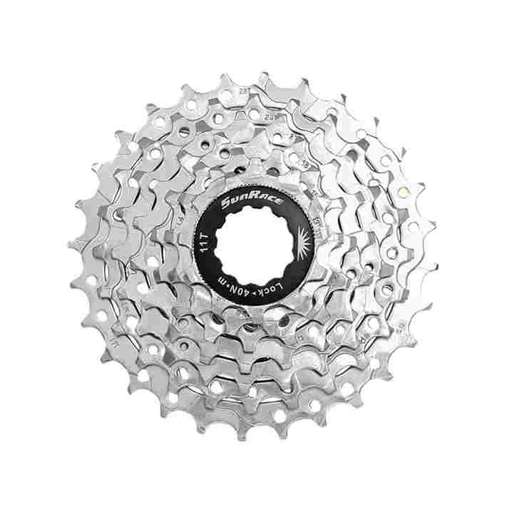 Cassette Sunrace 7v 11-28, Nickel, acero, 248g