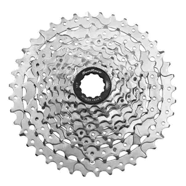 Cassette Sunrace 9v 11-42, Nickel, acero, 505g