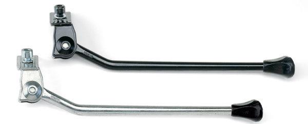 Caballete lateral anclaje central URSUS ELEGANCE 28'', 300 mm, Plata