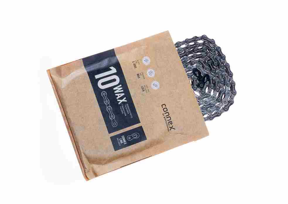 CADENA CONNEX WAX 10V SW 116 Eslabones, pre-encerada (eBike ready)