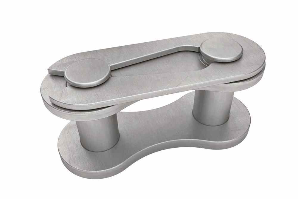Clip conexión Cadena 1v 08 spring-clip, 1 unidad - nickel