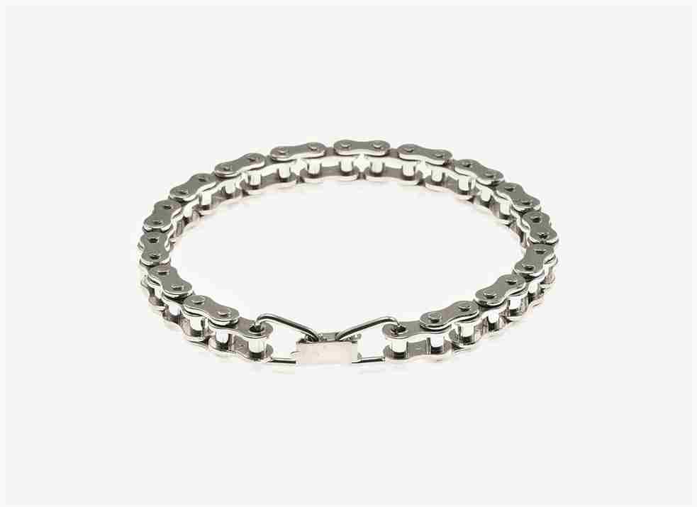 Pulsera biker cadena, Talla S (20 cms)