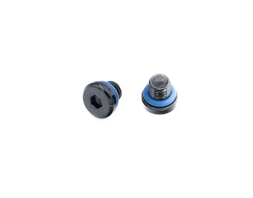[BKH033] Tornillo tapón de purga-sangrado 8 mm M5x0,8 mm BRAKCO con tórica para Shimano (2x)