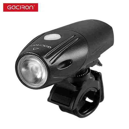 [GCY45] Luz Delantera USB Gaciron Y4-500 Lumen-83º-150 metros, indicador carga, 1800 mAh,adapt. GoPro, 101g