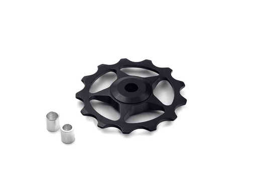 [187987] _ Roldana Polea de Cambio AHOOH 13 Dientes 12v, Aluminio CNC, Rodamiento, casquillos 4mm/5mm, 11.2 g