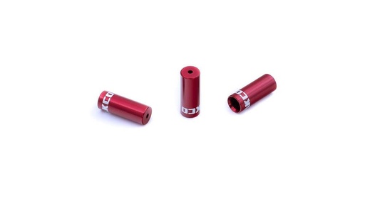 [BK24014R] Tope de funda de cambio Ø4,3 mm BRAKCO, Aluminio CNC, Rojo (10x)