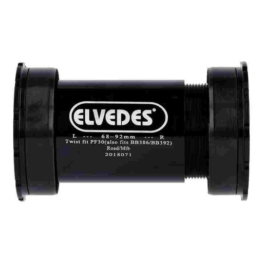[E2018071] Pedalier Elvedes twist fit  PF30/BB386/BB392,  Ø46mm 68-92mm Ø30mm