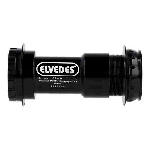 [E2018074] Pedalier Elvedes twist fit  PF30 Ø46mm 68mm Ø25mm Campagnolo,requiere set rodamiento Elvedes 2019086
