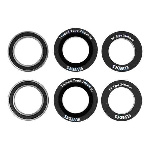 [E2019087] Set de reemplazo de Rodamiento Elvedes Pedalier Elvedes Elvedes 24mm BB system