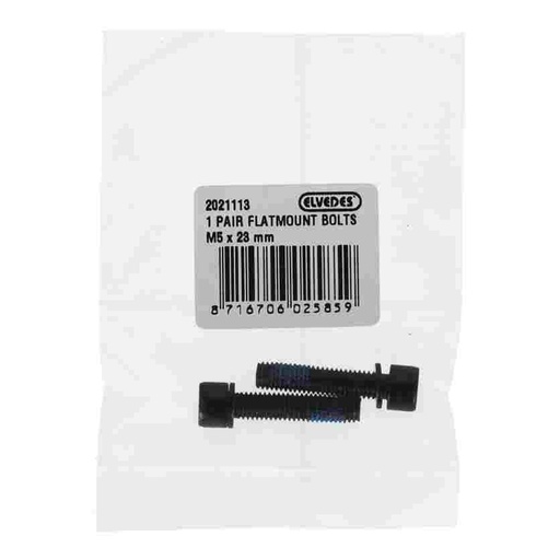 [E2021113] Tornillos Elvedes para pinza/Adaptador/Adaptador flatmount M5 x 23 mm (2x)