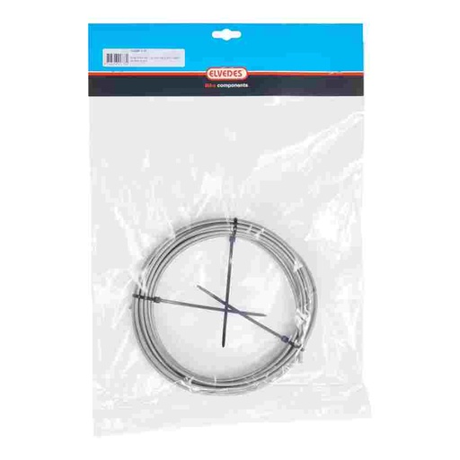 [E1120SS] Funda de Cable de Cambio Elvedes Ø4.2mm con liner interno, Gris (rollo 10m )