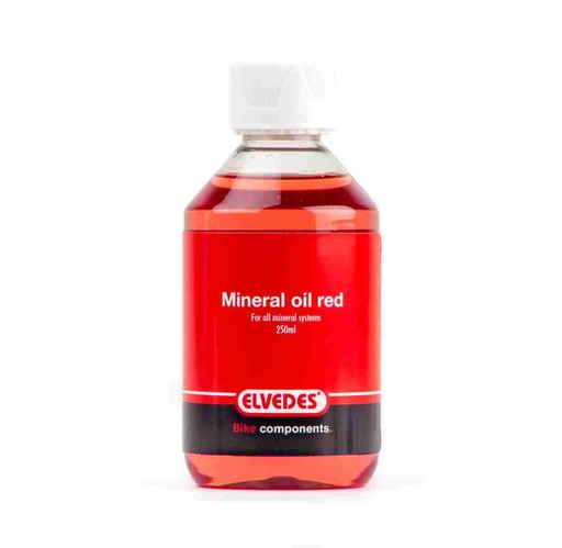 [E2015169] Líquido de frenos Elvedes aceite mineral Rojo 250ml
