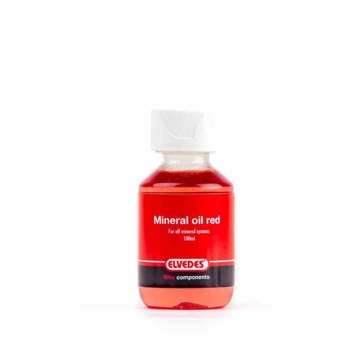 [E2016005] Líquido de frenos Elvedes aceite mineral Rojo 100ml