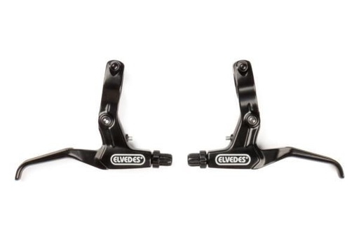 [E2017131] Par Manetas Freno MTB Elvedes Negro