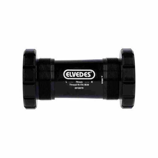 [E2018079] Pedalier Elvedes rosca ITA IB30 carretera 70mm Ø30mm