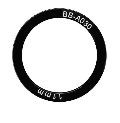 [E2019079] Espaciadores aluminio Elvedes Pedalier-biela 38 x 30 x 11mm (2 Ud.)