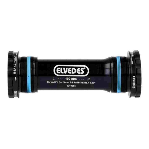 [E2019085] Pedalier Elvedes BSA Fatbike 100mm Ø24mm (bajo pedido)