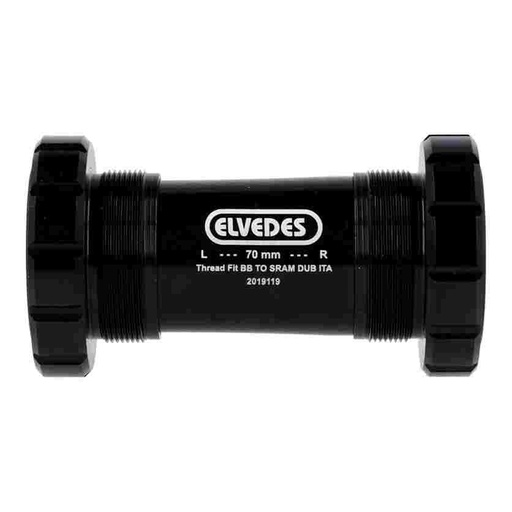 [E2019119] Pedalier Elvedes thread fit, rosca ITA carretera 70mm Ø29mm SRAM DUB