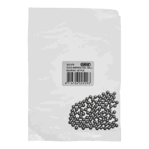 [E2021076] Bolas de Rodamiento Elvedes de acero 5/32" (100x)