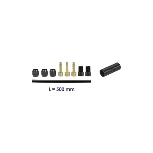 [E2024052] Elvedes KIT extensión/empalme hidráulico Magura (Inserts +Olivas+Tornillos+0.5m Latiguill)
