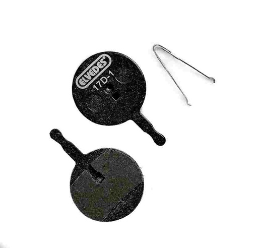 [E6886MC] Pastilla de Freno Elvedes Disco eBike (Metallic Carbon, todas condiciones) AVID BB3 / BB5 Promax