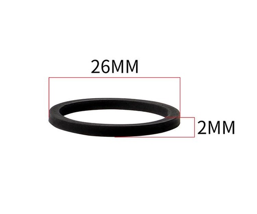 [187985] Junta de sellado AHOOH de pistón de freno PE, 26x2mm, Shimano SLX/XT/XTR