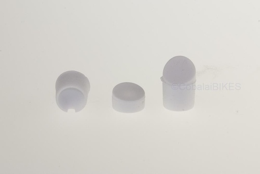 [187838W] Tapones silicona para guardabarros trasero Xiaomi M365 ( 3 ud. Blancos)