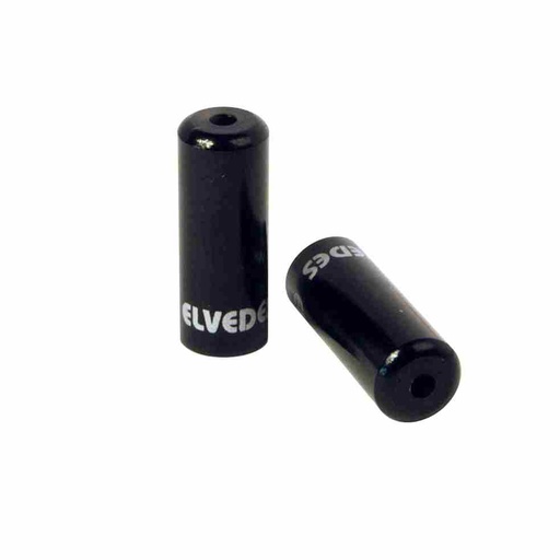 [CP2012008] Tope de Funda Sellado para Cambio Elvedes Ø4,2 mm, Aluminio, negro (bolsa 10x)