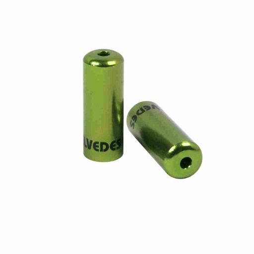 [CP2012011] Tope de Funda Sellado para Cambio, Elvedes, Ø4,2mm, Aluminio, Verde (bolsa 10x)