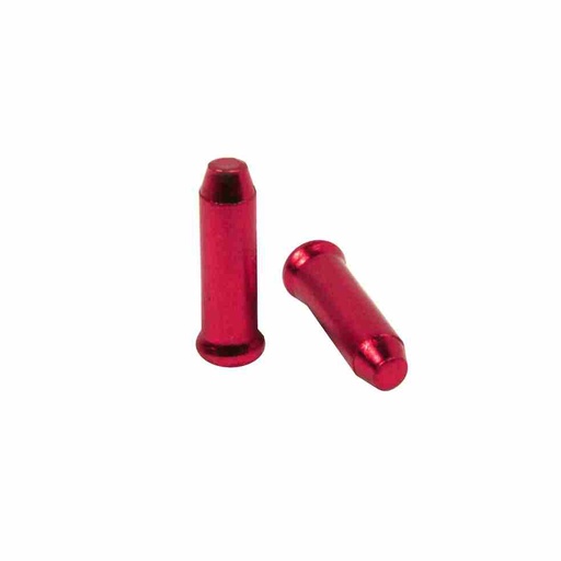 [CP2012015] Terminal de Cable Elvedes Freno y Cambio Ø2,3 mm, Aluminio, Rojo (bolsa 10x)