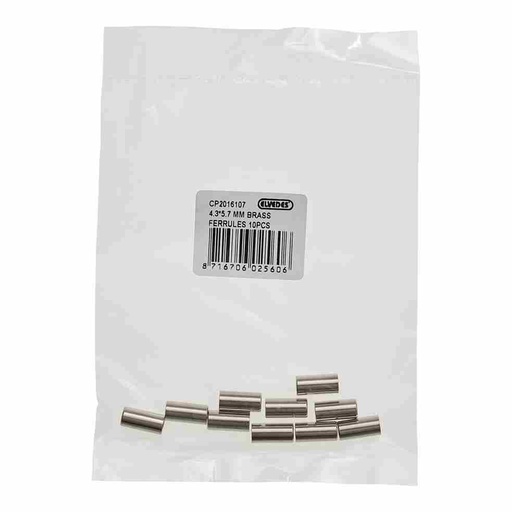 [CP2016107] Tope de Funda Elvedes Ø4,3 - 5,7 mm latón (bolsa 10x)