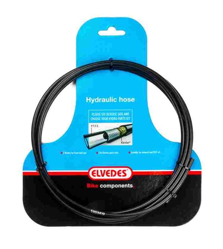 [E2011006] Latiguillo hidráulico Elvedes Universal ø2.3 mm Shimano SM-BH59, Mineral y DOT, Negro,3m