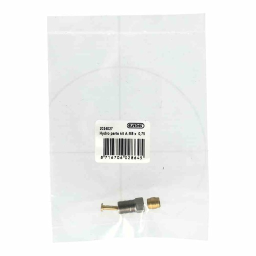 [E2024027] Kit componentes hidráulicos SHIMANO KIT A:  (Tornillo M8×0,75 + Pin BH59 + Oliva )