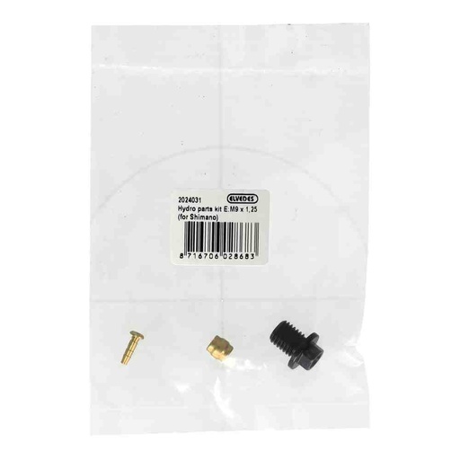 [E2024031] Kit componentes hidráulicos SHIMANO CARRETERA KIT E:  ( Tornillo M9x1,25 , Oliva, Pin BH59 )