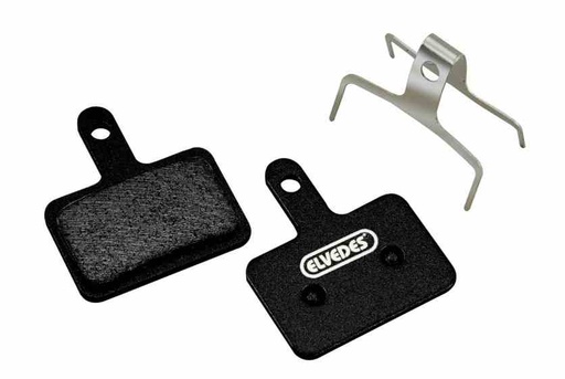 [E6854MC] Pastilla de Freno Elvedes Disco eBike (Metallic Carbon, todas condiciones) Shimano DEORE