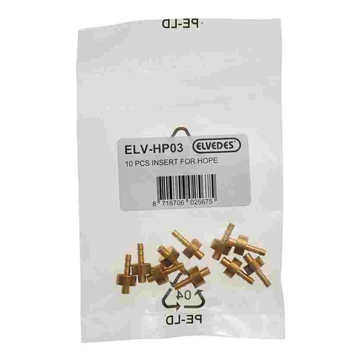 [ELV-HP03] Reductor Pin Insert Latiguillo Elvedes Freno Hidráulico HOPE (10x) *