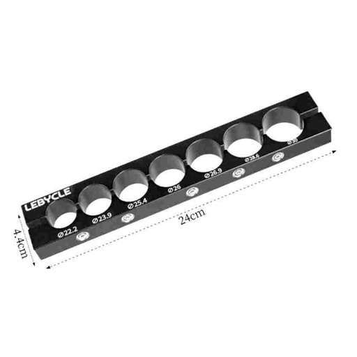 [LB0123] LEBYCLE Insertos magnéticos para mordaza de banco para tubos Ø22.2–30mm