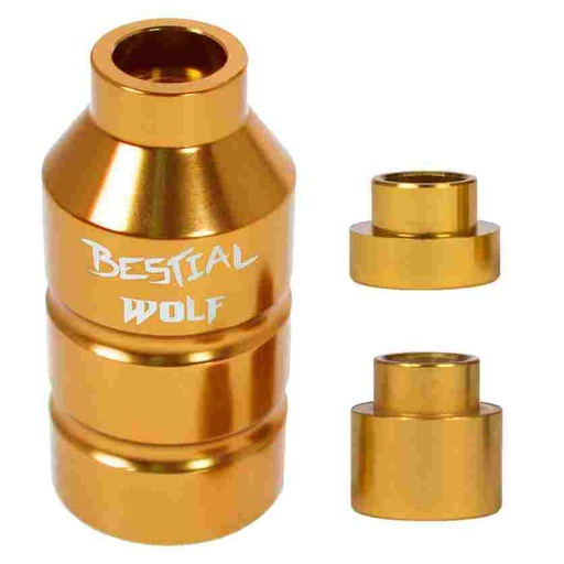 [SPEG444] Peg aluminio, con 3 tornillos y 2 adaptadores, dorado