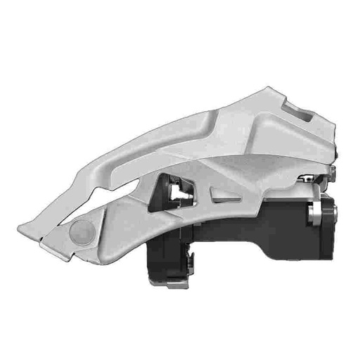 [SRD029] Desviador delantero Sunrace 3 x 10v 40-30-22T, doble tiro, clamp ø28,6-31,8-34,9mm
