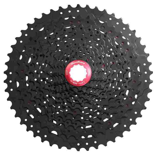 [SRK212] Cassette Sunrace 12v 11-51, negro,acero,araña, cierre, espaciadores y piñones 39-45-51 aluminio 497g