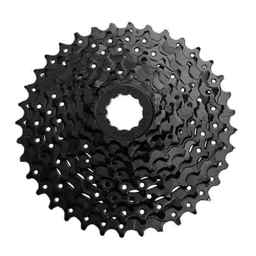 [SRK908] Cassette Sunrace 9v 11-36, acero, negro, 436g, compatible CUES y cadena 11v