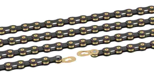 [W09-SB] CADENA CONNEX 9V SB 114 Eslabones, negro-dorado
