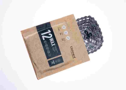 [W12-SW-26] CADENA CONNEX WAX 12V SW 126 Eslabones, pre-encerada  (eBike ready)