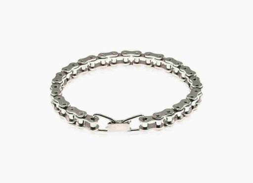 [WT006] Pulsera biker cadena, Talla L (23 cms)