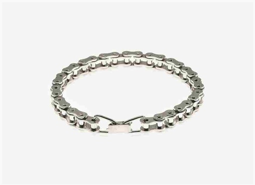 [WT007] Pulsera biker cadena, Talla S (20 cms)